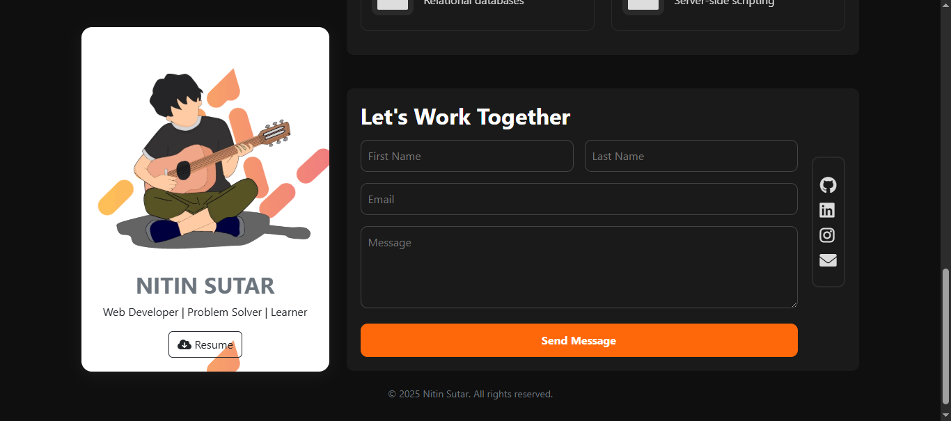 Portfolio Screenshot 1